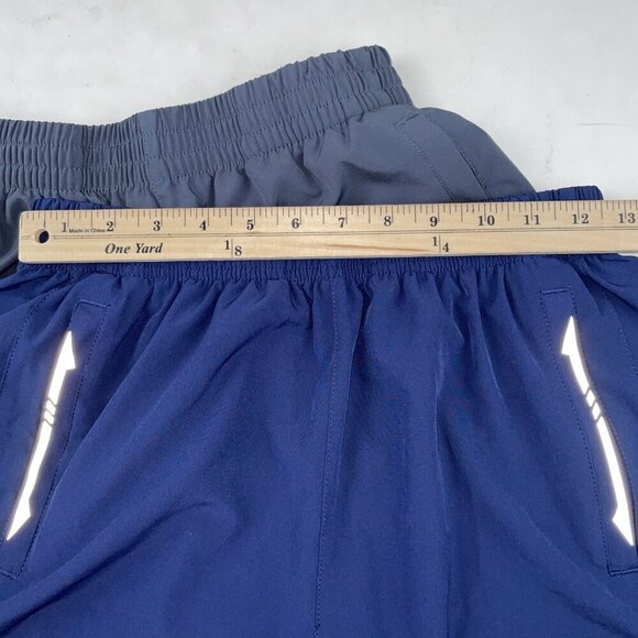 Northyard Athletic Shorts Men’s S Lot Of 2 Poly Stretch Reflective Run Exercise - Picture 10 of 11